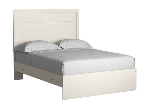 Stelsie White Full Panel Bed