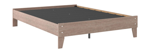 Flannia Gray Queen Platform Bed Flannia Gray Queen Platform Bed
