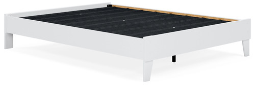 Flannia White Queen Platform Bed Flannia White Queen Platform Bed