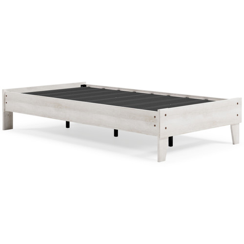 Shawburn Whitewash Twin Platform Bed