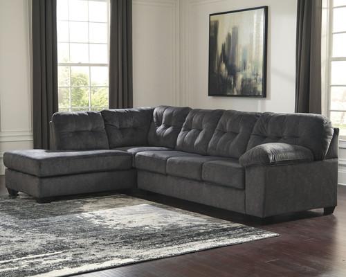 Accrington Granite Left Arm Facing Chaise 2 Pc Sectional