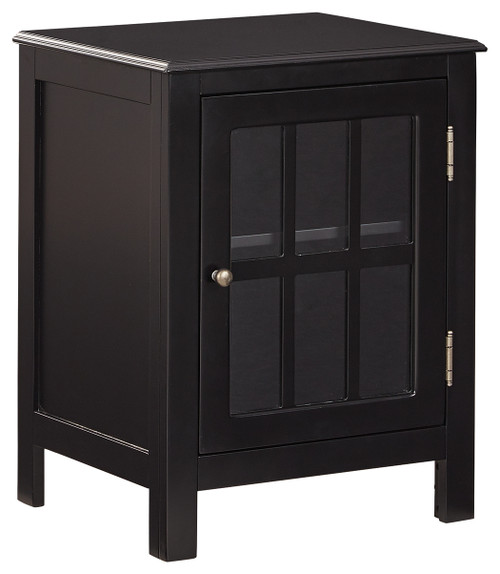 Opelton Black Accent Cabinet