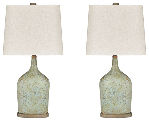 Maribeth Sage Paper Table Lamp (Set of 2) Maribeth Sage Paper Table Lamp (Set of 2)
