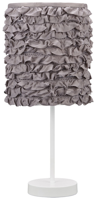 Mirette Gray / White Metal Table Lamp