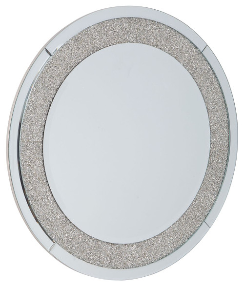 Kingsleigh Metallic Accent Mirror Round