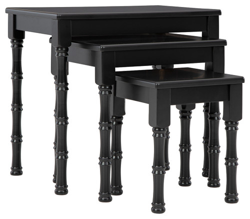 Dasonbury Black Accent Table Set (Set of 3) Dasonbury Black Accent Table Set (Set of 3)