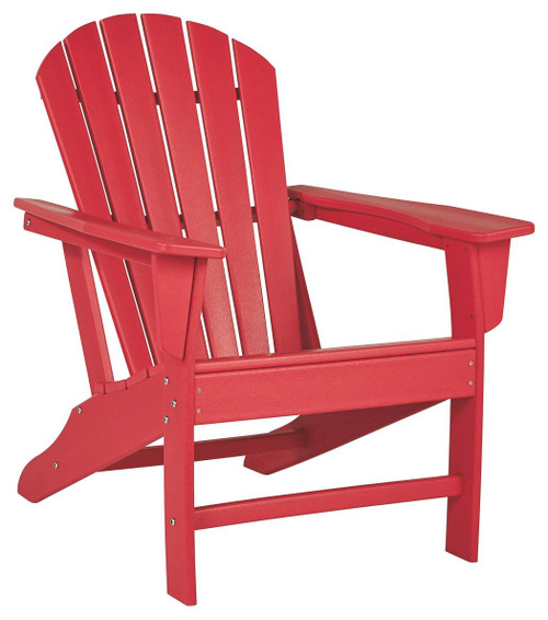 Sundown Treasure Red Adirondack Chair