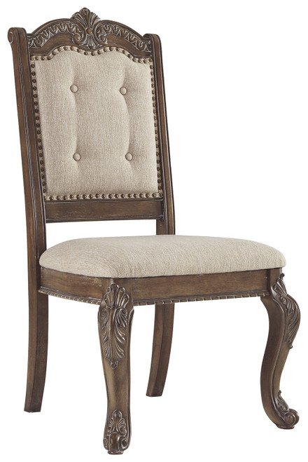 Charmond Brown Dining Upholstered Side Chair (Set of 2)