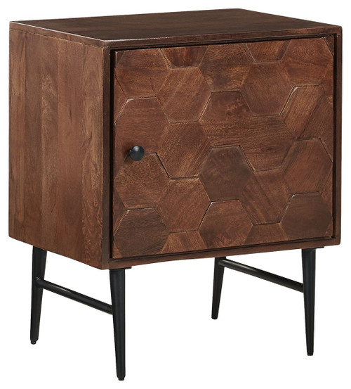Dorvale Dark Brown Accent Cabinet
