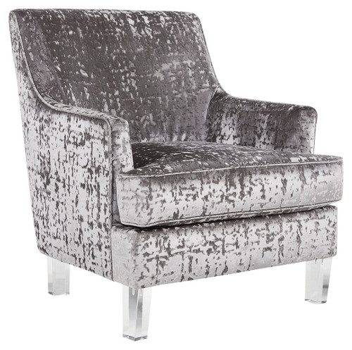 Gloriann Pewter Accent Chair