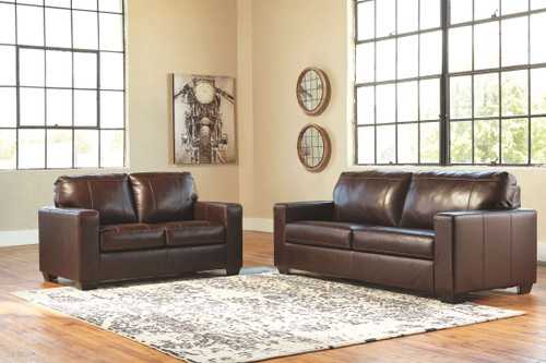 Morelos Chocolate 2 Pc. Sofa, Loveseat