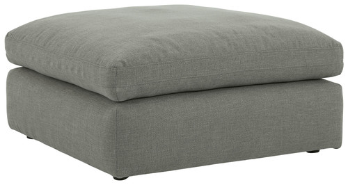 Elyza Smoke Oversized Accent Ottoman