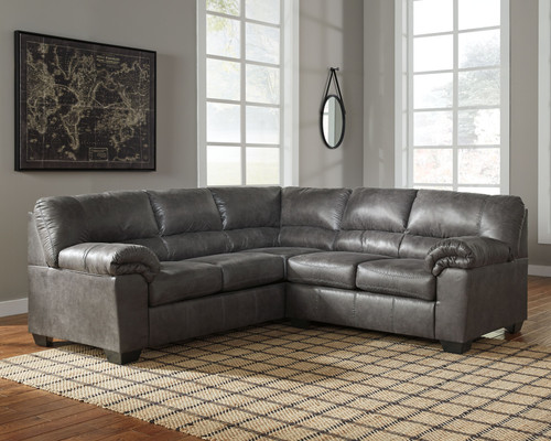 Bladen Slate Left Arm Facing Sofa 2 Pc Sectional