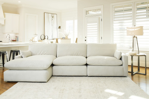 Sophie Ivory Left Arm Facing Chaise 3 Pc Sectional Sophie Ivory Left Arm Facing Chaise 3 Pc Sectional