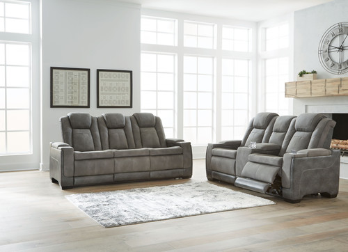 Next-gen Durapella Slate 2 Pc. Power Sofa, Loveseat