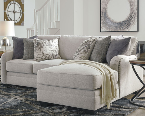 Dellara Chalk Left Arm Facing Loveseat 2 Pc Sectional