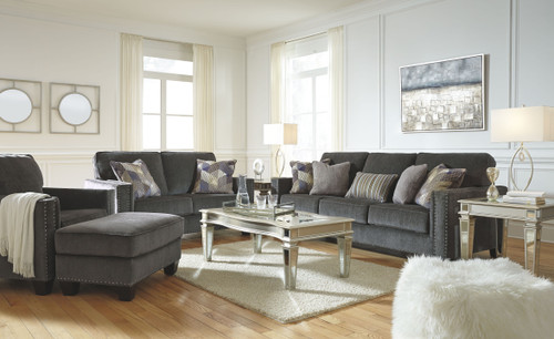 Gavril Smoke 4 Pc. Sofa, Loveseat, Chair, Ottoman Gavril Smoke 4 Pc. Sofa, Loveseat, Chair, Ottoman