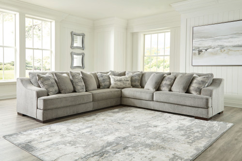 Bayless Smoke Left Arm Facing Sofa 3 Pc Sectional