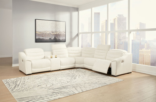 Next-gen Gaucho Chalk Right Arm Facing Power Reclining 6 Pc Sectional