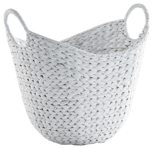 Perlman Antique White Basket (Set of 2) Small