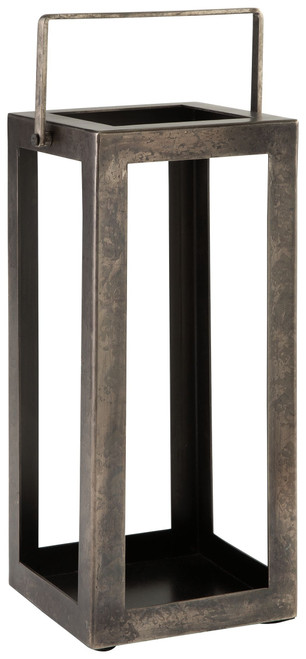 Briana Antique Pewter Finish Lantern Small