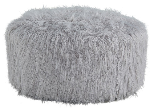 Galice Light Gray Oversized Accent Ottoman