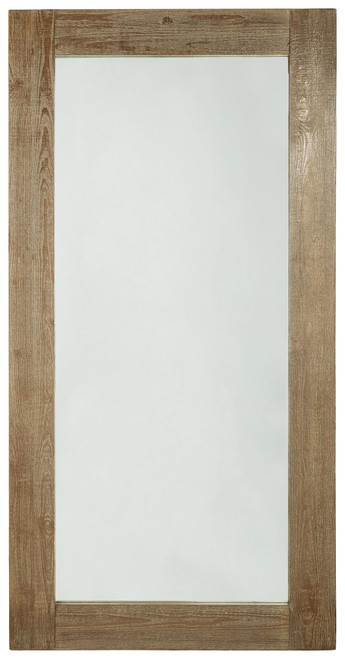 Waltleigh Distressed Brown Floor Mirror