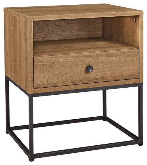 Thadamere Light Brown One Drawer Night Stand