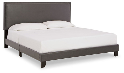 Mesling Gray King Upholstered Bed Mesling Gray King Upholstered Bed