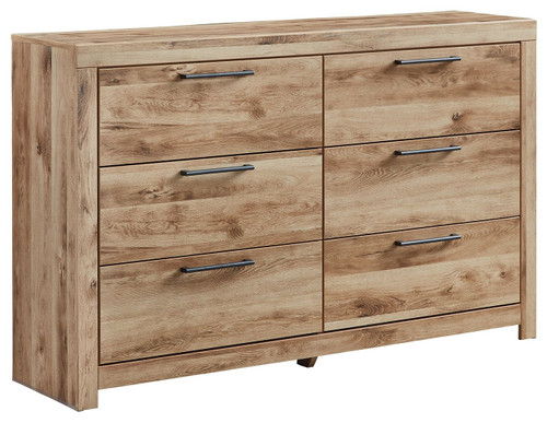 Hyanna Tan Six Drawer Dresser