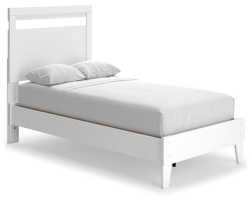 Flannia White Twin Panel Bed Flannia White Twin Panel Bed