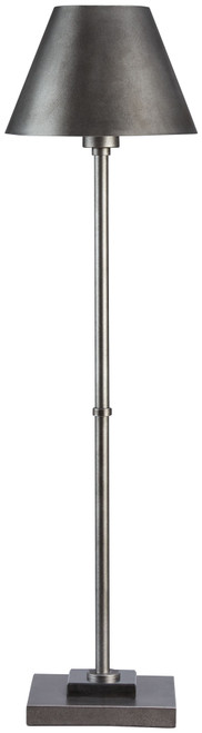 Belldunn Antique Pewter Finish Metal Table Lamp  Buffet Lamp