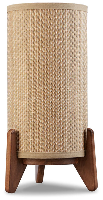 Ladwell Natural / Brown Wood Table Lamp