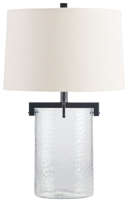 Fentonley Clear / Antique Black Glass Table Lamp Fentonley Clear / Antique Black Glass Table Lamp