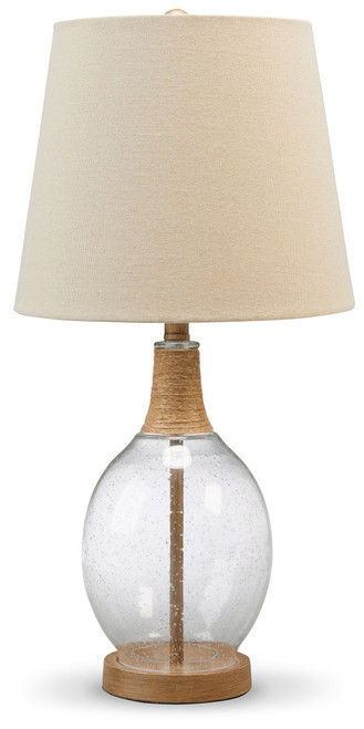 Clayleigh Clear / Brown Glass Table Lamp (Set of 2) Clayleigh Clear / Brown Glass Table Lamp (Set of 2)