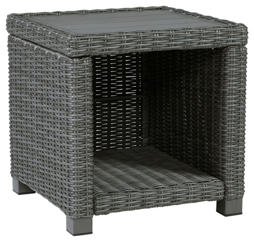 Elite Park Gray Square End Table