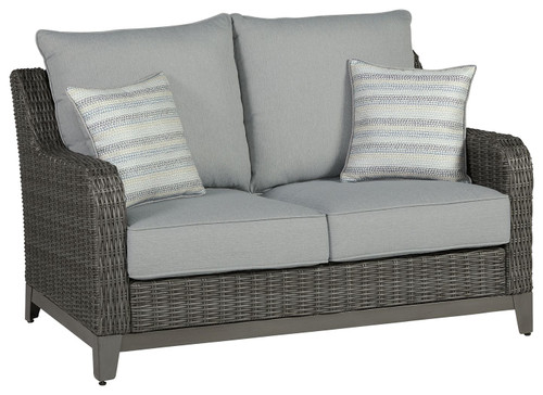 Elite Park Gray Loveseat W/Cushion Elite Park Gray Loveseat W/Cushion