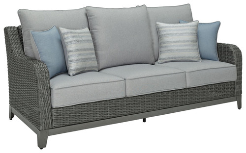 Elite Park Gray Sofa With Cushion Elite Park Gray Sofa With Cushion