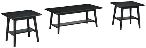 Westmoro Black Occasional Table Set (Set of 3)