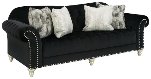 Harriotte Black Sofa