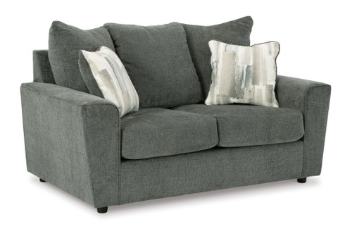 Stairatt Gravel Loveseat Stairatt Gravel Loveseat