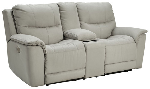 Next-gen Fossil Power Reclining Loveseat/Con/Adj Hdrst