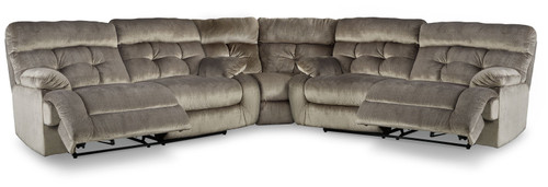 Brassville Graystone 3-Piece Reclining Sectional With 2 Reclining Sofas