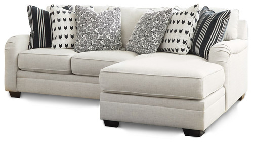 Huntsworth Dove Gray 2-Piece Sectional With Raf Corner Chaise