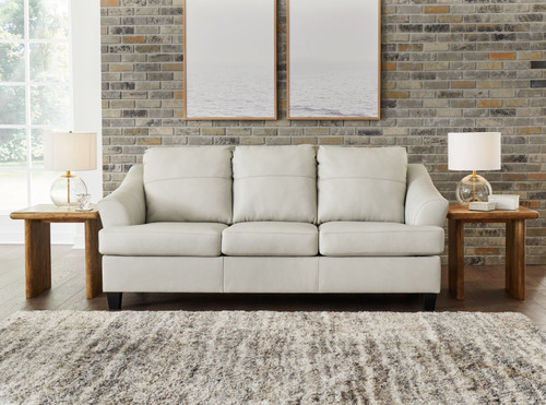 Genoa Coconut Sofa Leather Match