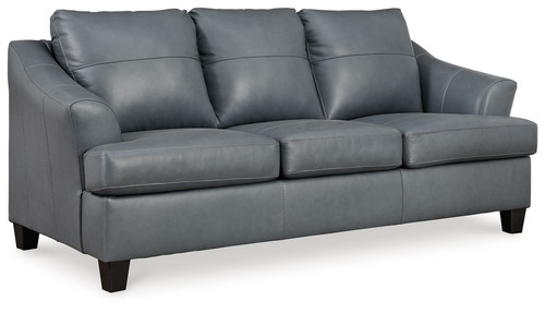 Genoa Steel Queen Sofa Sleeper Leather Match