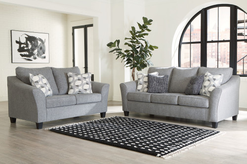 Mathonia Smoke 2 Pc. Sofa, Loveseat Mathonia Smoke 2 Pc. Sofa, Loveseat