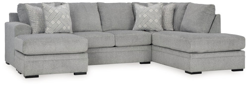 Casselbury Cement 2-Piece Sectional With Raf Corner Chaise