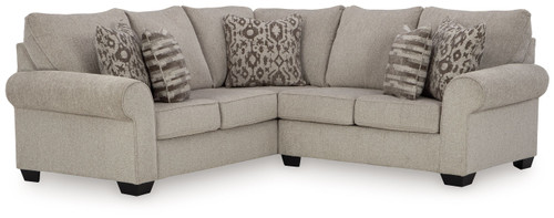 Claireah Umber 2-Piece Sectional With Laf Sofa With Corner Wedge