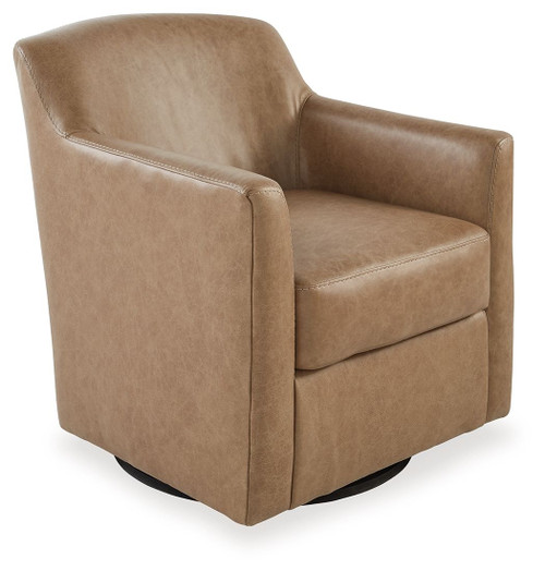Bradney Tumbleweed Swivel Accent Chair Leather Match